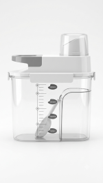 Clear Storage Container - Grey Handle - Image 5