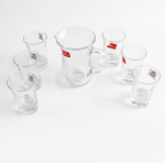 7-Piece Glassware Set – Pitcher & matching Drinkware (40ML) - Image 3