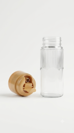 Minimalist Glass Oil & Liquid Seasoning Bottles - Image 2