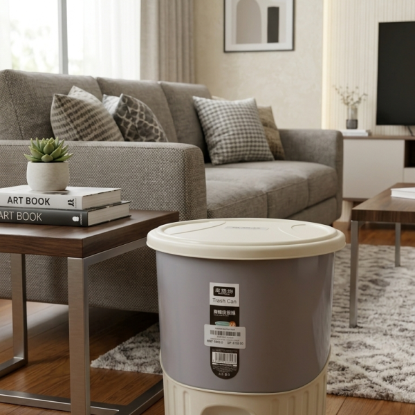 Trash Can with Removable Inner Bucket