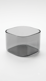 Modern Smoked Glass Dessert & Serving Bowl (250ML) - Image 3