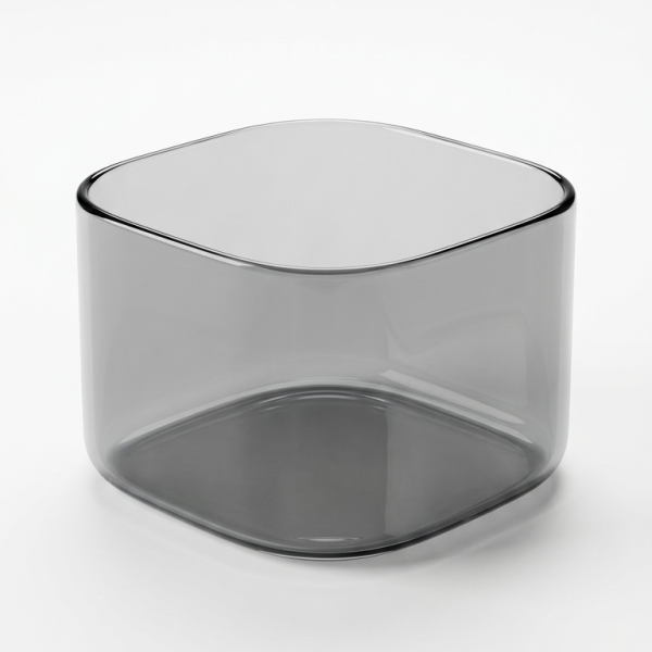 Modern Smoked Glass Dessert & Serving Bowl (250ML)