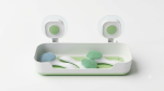 Modern Suction-Mounted Bathroom Storage Rack - Image 3
