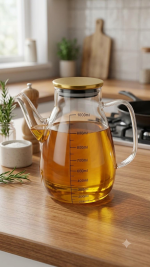 Borosilicate Glass Oil Dispenser (1LTR)