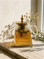Tea Pot 750ML Square Vertical Line - Image 5