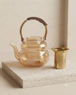 Borosilicate Glass Tea Kettle with Infuser(1280ML) - Gas Stove Safe - Image 3
