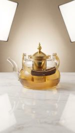 Borosilicate Glass Tea Kettle with Infuser(1280ML) - Gas Stove Safe - Image 4