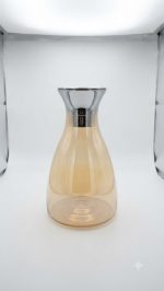 Amber Glass Carafe Set with 6 Glasses - Image 5